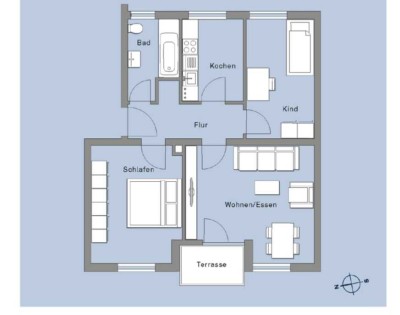 Geschmackvolle, modernisierte 3-Zimmer-EG-Wohnung in Fürstenfeldbruck