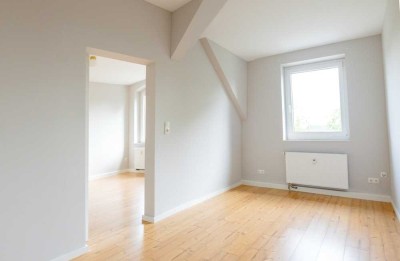 Sanierte, teilmöblierte 2-Zimmer-Wohnung in ruhiger Lage von Borsdorf – sofort bezugsfrei