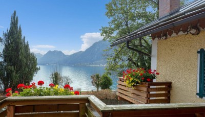 Charmante Altbauvilla mit Potenzial - direkt am Attersee mit eigenem Seegrundstück und Zweitwohnsitzwidmung