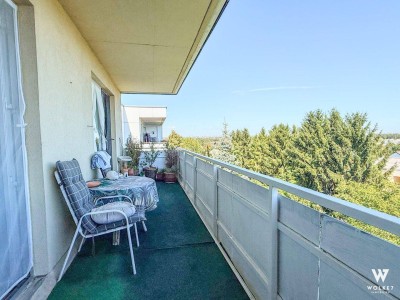 Wohnen mit Weitblick: Großzügige Ruheoase mit überdachtem Balkon und 5 Zimmer I Nähe HLW Biedermannsdorf und Jubiläumshalle Biedermannsdorf