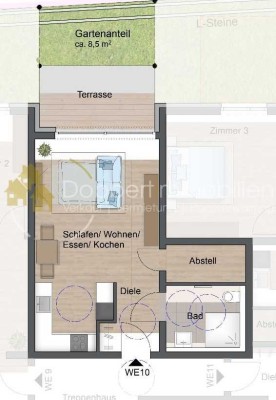 barrierefreie EG Wohnung , Gartenteil und Terrasse
NEU Förderung QNG- Sonderkredit möglich!