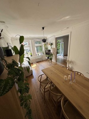 Zwischenmiete (01.11.-31.12.25): Schöne 3-Zimmer-Wohnung mit Balkon in Hamburg Winterhude