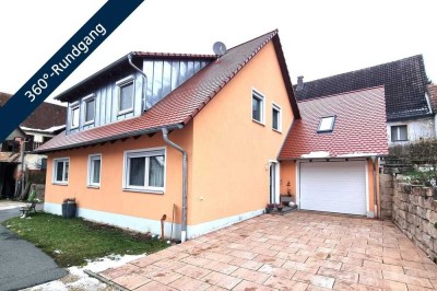 Top gepflegtes neuwertiges 1-2-Familienhaus mit 3 Garagen und Nebengebäude