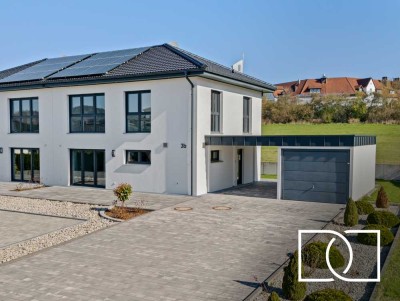 Bezugsfertiger Neubau! Hochwertiges KfW 40+ Haus mit Garten, Südterrasse und Garage in ruhiger Lage