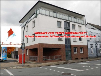 "URBANER CHIC TRIFFT WOHNKOMFORT": Stilvoll renovierte 2-Zimmer-Citywohnung mit Balkon!