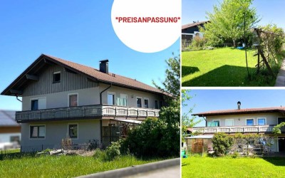 Solides Zweifamilienhaus in ruhiger Lage mit zwei Garagen 
& großem Garten
*Preisanpassung 428.000