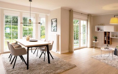 auf dem Land wohnen aber die Stadt nicht weit