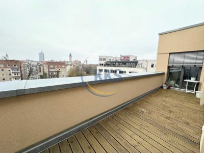 Exklusive Maisonette-Wohnung mit zwei Dachterrassen im Zentrum West ab 15.06.2025!!!
