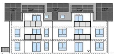 Klimafreundlicher Neubau - helle 3-Zimmer-Wohnung im Obergeschoss