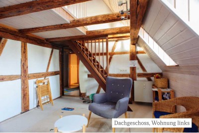 Fachwerkwohnung voller Atmosphäre und Licht