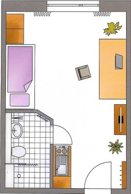 Studentenappartment in Top-Lage mit Aufzug in Deggendorf