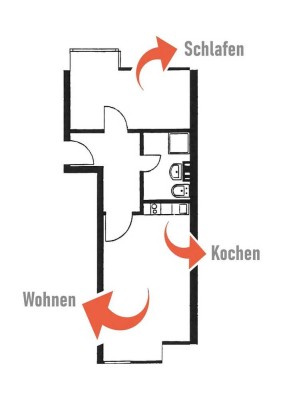 Zentrales Single-Apartment!