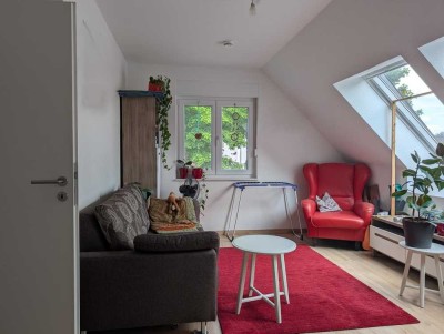 Kleine DG-Wohnung für Gartenliebhaber