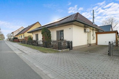 Energieeffizientes Einfamilienhaus mit Garten, Carport und Wärmepumpe an der Havel