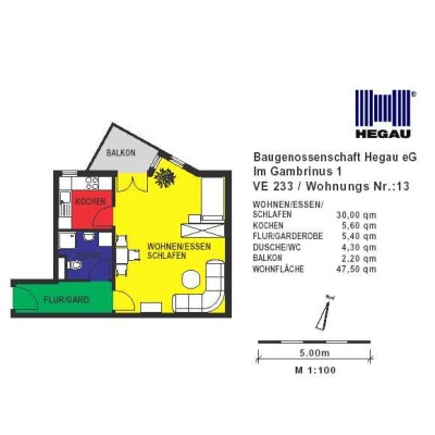 Seniorenwohnung (ab 60 Jahren!) mit Betreuung durch das DRK
