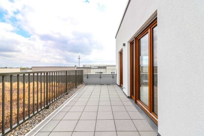 Refugium mit Weitblick: stilvolles 4-Zi.-Penthouse mit Dachterrasse im urbanen Zentrum