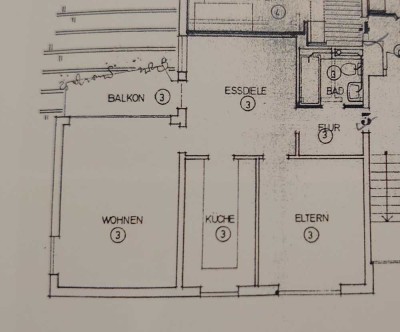 Helle 3-Zimmer-Wohnung Würzburg/Frauenland mit Balkon