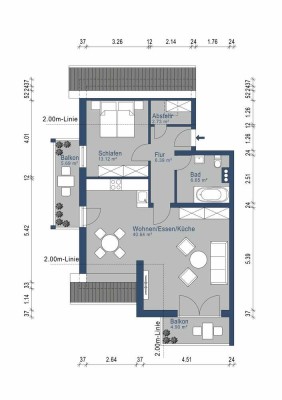 MÜNCHNER IG: Gemütliche Dachgeschosswohnung mit herrlichem Ausblick ins Grüne!