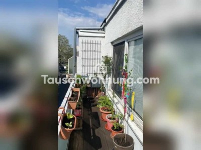 Tauschwohnung: Zentrale 90qm mit 3 Zimmern und 2 Balkonen sucht 4 Zimmer