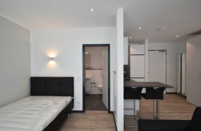 Möbliertes Penthouse-Apartment, mit Schreibtisch, Balkon - zentral in Offenbach ab 01.12.2025