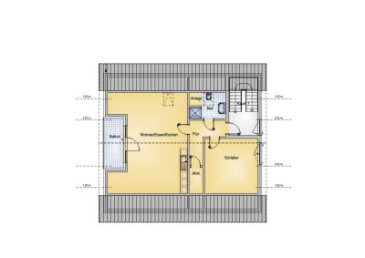 Gemütliche 2-Zimmer-Dachgeschosswohnung im frisch modernisierten 3-Parteienhaus in bevorzugter Lage