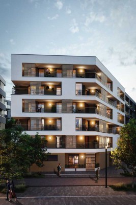 Sonnenverwöhnte Südloggia mit über 20 m² - 2,5 Zimmer Designwohnung mit Sonnenuntergangsgarantie