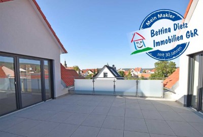 **RESERVIERT**HAUS PAULA! Neubauwohnung mit 27m² Dachterrasse ! Wärmepumpe - Aufzug - Tiefgarage