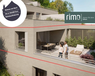 Wohnanlage "Hillside" - Traumhafte 4-Zimmerwohnung mit riesiger Terrasse - Top 12