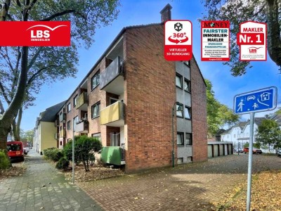 Ruhige 3 Raum Erdgeschosswohnung mit Loggia