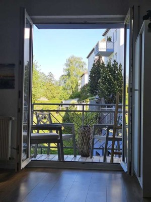 Gemütliches 1-Zi.-Wohnung, möbliert, voll ausgestattet mit Balkon in Fb (Stadt) in toller Lage