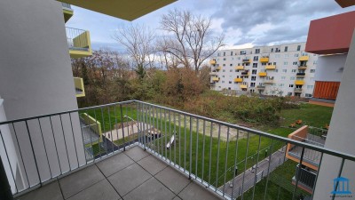 NEUBAU nahe Merkur City - 3-Zimmer-Mietwohnungen (Ecklage Süd-Ost) mit Balkon &amp; Parkplatz-Option (BEISPIEL-Fotos)