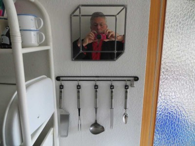 Chices 1-Zimmer-Apartment mit Balkon und Einbauküche