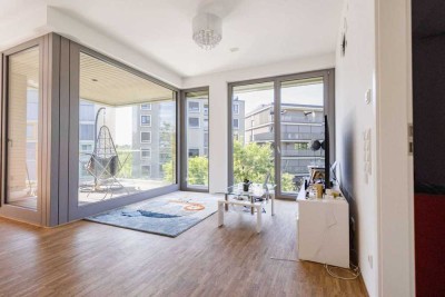 Wohnen auf dem Neckarbogen – 2-Zimmer-Wohnung mit durchdachtem Stauraum und grünem Ausblick!