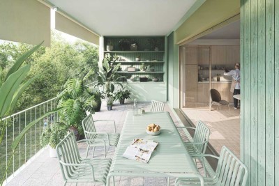 SCHWIND IMMOBILIEN - "Das Ludwig" - exklusive 2-Zimmer-Neubau-Penthousewohnung im Ludwigshöhviertel