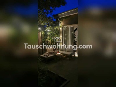 Tauschwohnung: Kleines Gartenhaus mitten auf der Altstadtinsel