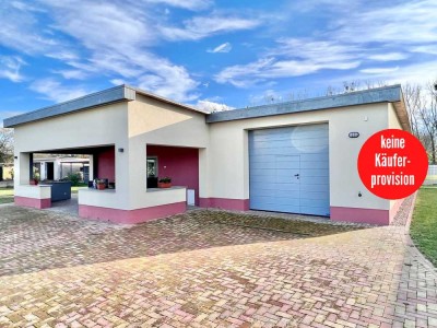 HORN IMMOBILIEN ++ alles ebenerdig und behindertengerecht, große Garage mit elektrischem Rolltor