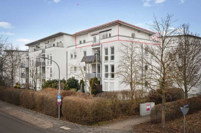 2-Zimmer-Dachgeschosswohnung mit Dachterrasse und Weitblick in Ehingen