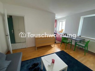 Tauschwohnung: TAUSCHWOHNUNG Möblierte 1-Zi.-Wohnung in Perlacher Straße –