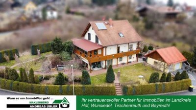Einfamilienhaus mit weitem Blick ins Grüne