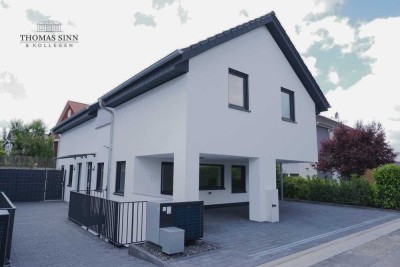 NEUBAU - MODERNE DOPPELHAUSHÄLFTE MIT LOGGIA UND 2 STELLPLÄTZEN IM NEUBAUGEBIET