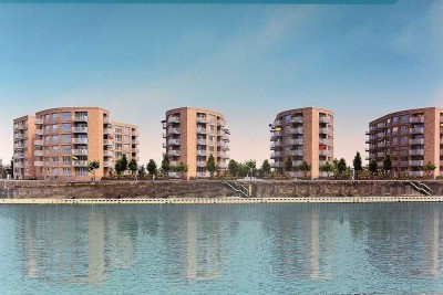 Wohnen am Rhein und Hafenbecken