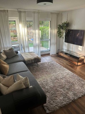 3,5-Zimmer-Terrassenwohnung mit Weitblick und Garten in Sachsenheim