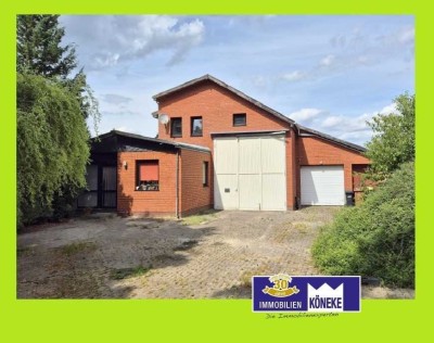 Wohnen & Arbeit unter einem Dach! Wohneinheit, Halle, Garage, Ausbaureserve