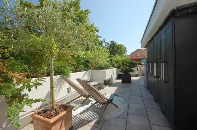 Ein Juwel  -  Luxus-Penthouse in Nymphenburg-Gern mit zusätzlichem Fitnessraum/Büro
