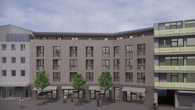 Neubau mit Dachterrasse und Küche: Geschmackvolle 2-Zi.-Whg. in MG in zentraler Lage