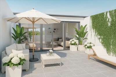 BLAUPARK-LIVING IHR NEUES ZUHAUSE IM GRÜNEN: MODERNE PENTHOUSE-MAISONETTE-WOHNUNG MIT MÜNSTERBLICK