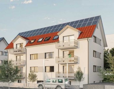 Stilvolle 2-Zimmer-Wohnung mit Einbauküche und Balkon in Ostelsheim