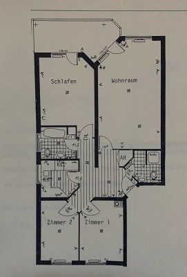 Stilvolle, gepflegte 4-Zimmer-Wohnung mit EBK in Obertshausen