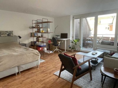 Zwischenmiete (01.12.2025 bis 31.01.2026) - Schöne 1,5-Zimmer Wohnung in Karlsruhe -Stadtzentrum.