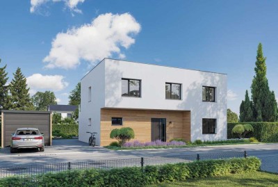 Luxuriöse Bauhausvilla, Erstbezug ab Februar 2026, südlich von Markkleeberg